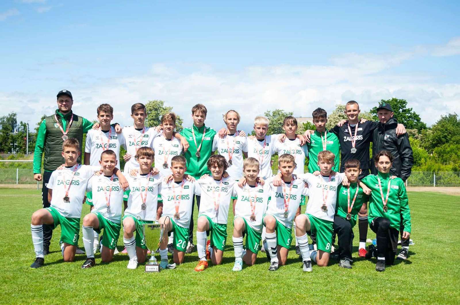 Lietuvos futbolo U-14 čempionate Kauno „Žalgiris“  FA užėmė 2 vietą 🥈🏆!