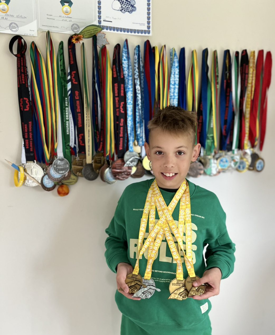 Gegužės 2 - 3 dienomis Alytuje vyko tarptautinės vaikų plaukimo varžybos   ,,Alytus Grand Prix