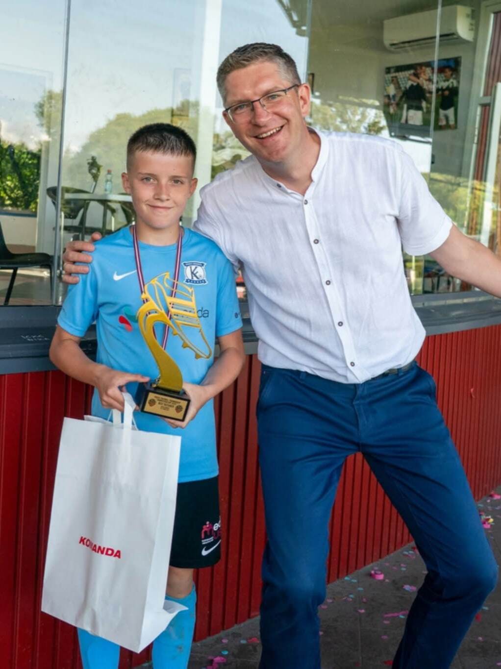 4B klasės mokinys Jonas Vaivilavičius rugpjūčio 8–10 dienomis dalyvavo tarptautiniame futbolo turnyre „Dobrecova CUP“, kuris vyko Liepojos mieste