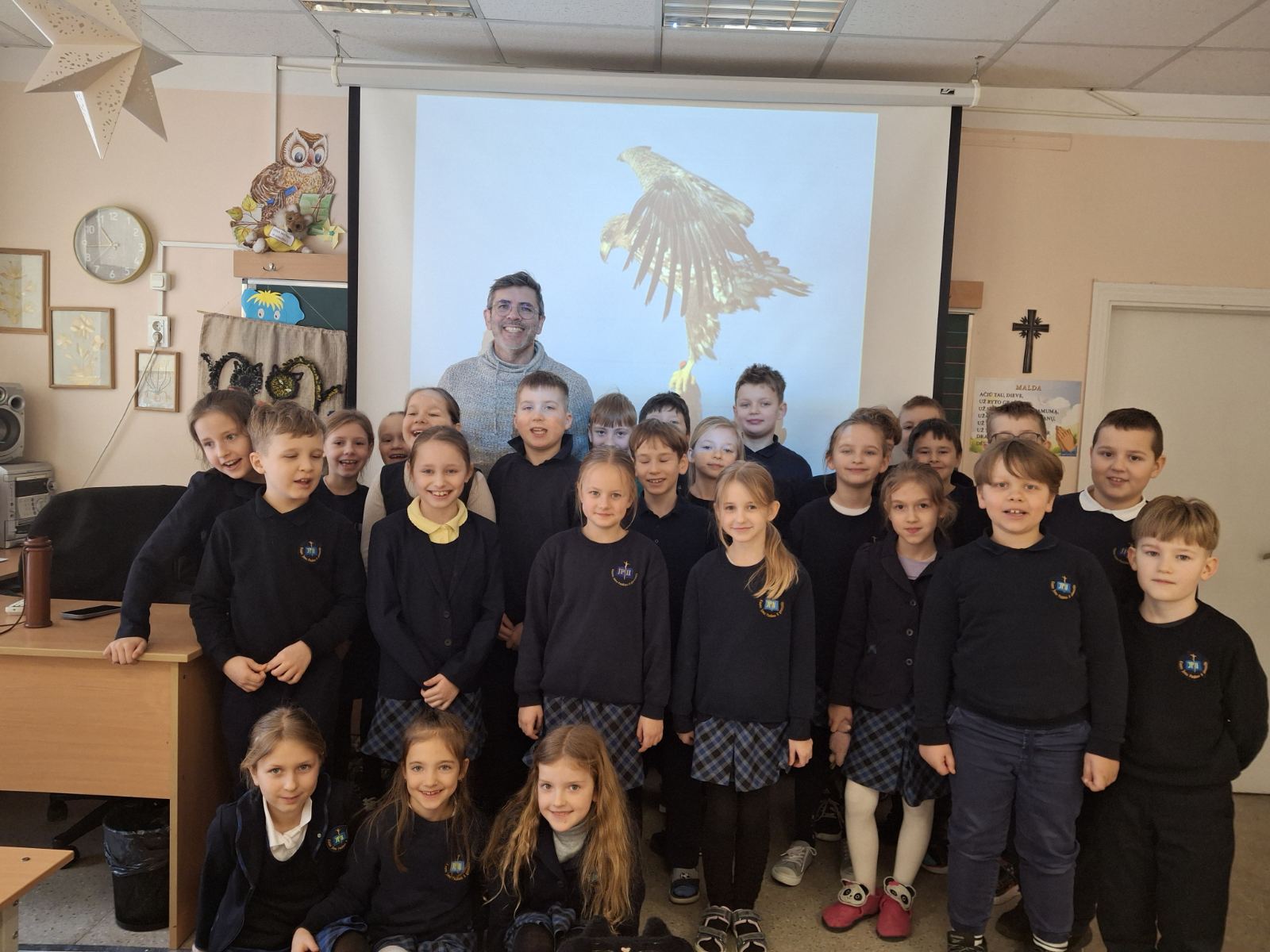 Mūsų gimnazijos antrokus aplankė gamtininkas Marius Čepulis